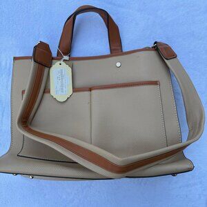NEW With Tags Vegan Leather Handbag Shoulder Bag William Boston